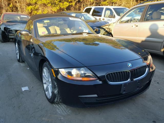 4USBU33528LW76301 - 2008 BMW Z4 3.0 BLACK photo 1