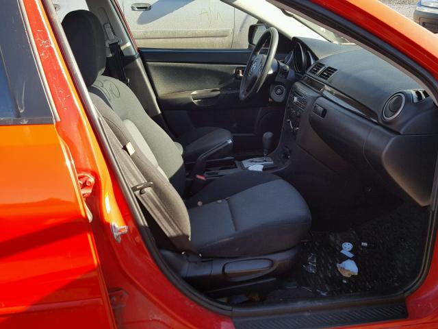 JM1BK32G681810057 - 2008 MAZDA 3 I RED photo 5