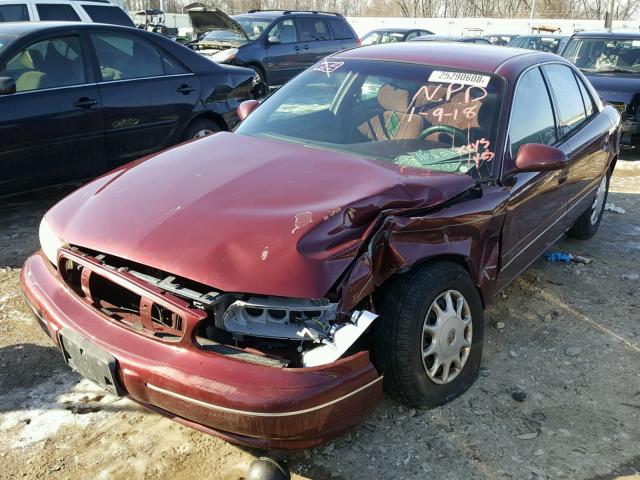 2G4WS52M5V1424492 - 1997 BUICK CENTURY CU MAROON photo 2