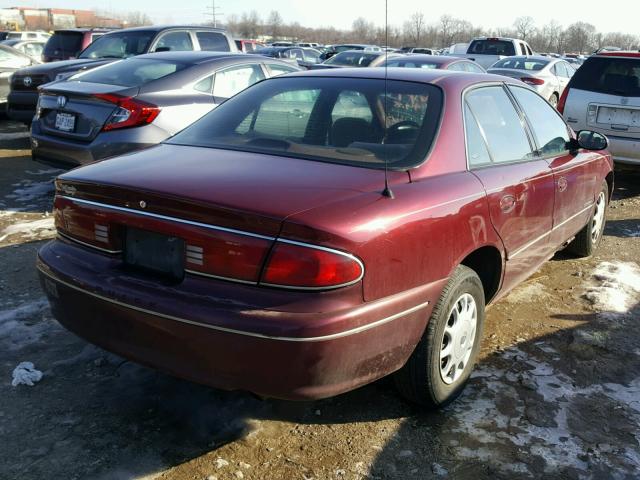 2G4WS52M5V1424492 - 1997 BUICK CENTURY CU MAROON photo 4