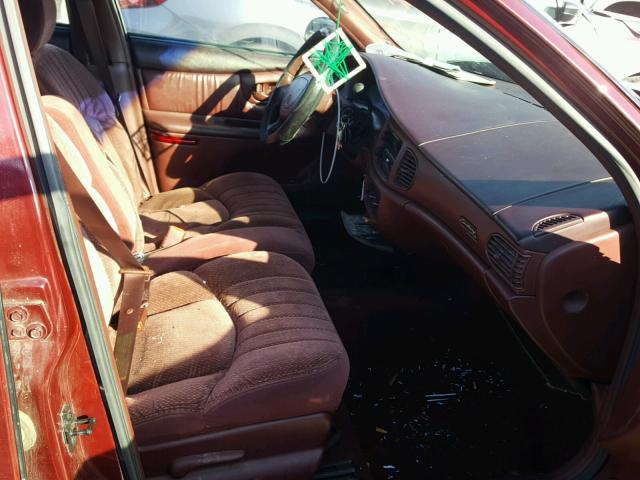 2G4WS52M5V1424492 - 1997 BUICK CENTURY CU MAROON photo 5