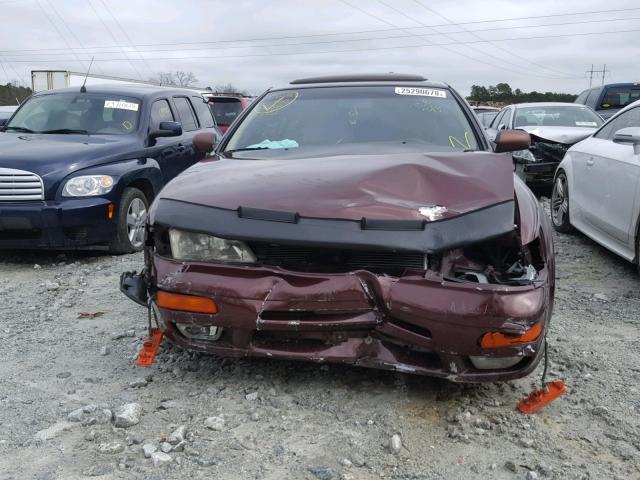 JN1CA21DXXM410236 - 1999 NISSAN MAXIMA GLE MAROON photo 9