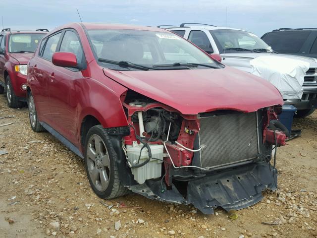 5Y2SP67029Z459407 - 2009 PONTIAC VIBE RED photo 1