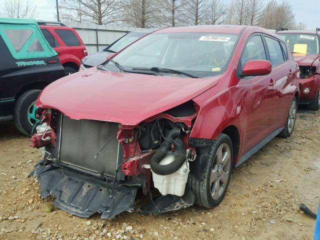 5Y2SP67029Z459407 - 2009 PONTIAC VIBE RED photo 2