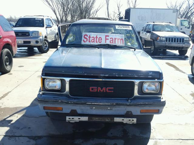 1GTCS19Z5N8503417 - 1992 GMC SONOMA BLUE photo 9