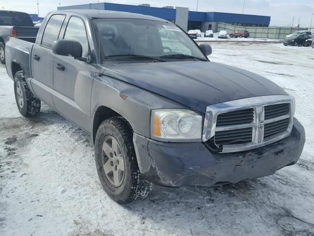 1D7HW48N56S599554 - 2006 DODGE DAKOTA QUA BLUE photo 1