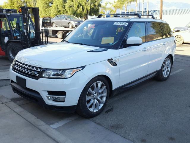 SALWR2TF6EA394688 - 2014 LAND ROVER RANGE ROVE WHITE photo 2