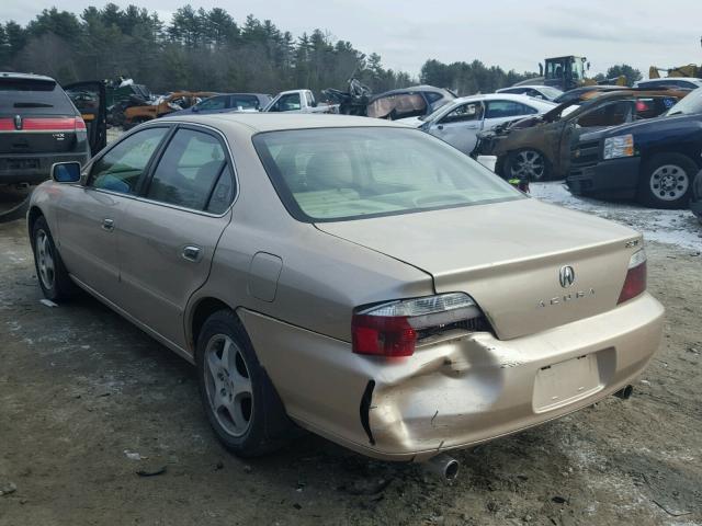 19UUA56623A023318 - 2003 ACURA 3.2TL GOLD photo 3