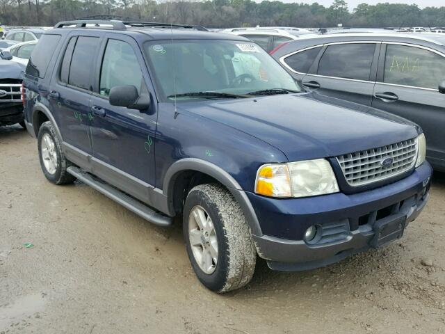 1FMZU63K13ZA99533 - 2003 FORD EXPLORER X BLUE photo 1