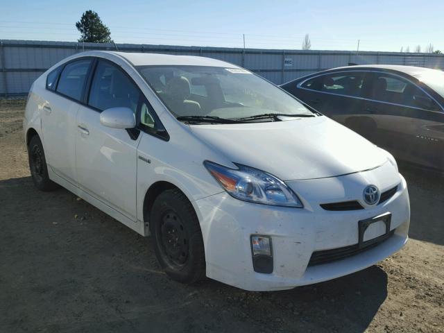 JTDKN3DU5A5013162 - 2010 TOYOTA PRIUS WHITE photo 1