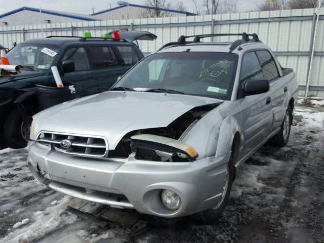 4S4BT62C657103380 - 2005 SUBARU BAJA SPORT SILVER photo 2