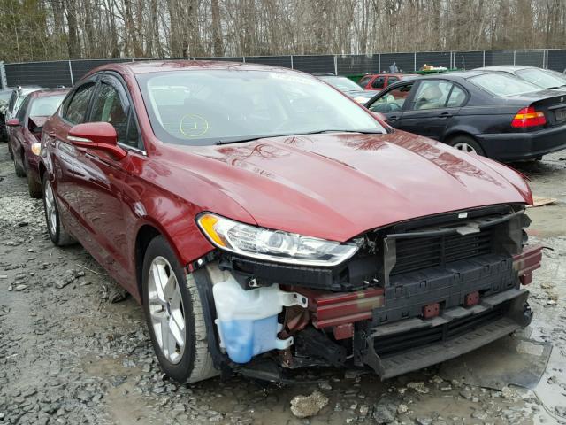 3FA6P0H78ER387398 - 2014 FORD FUSION SE ORANGE photo 1