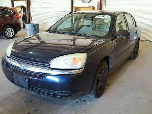 1G1ZS52F35F244626 - 2005 CHEVROLET MALIBU BLUE photo 2