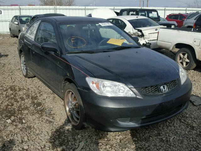 1HGEM22314L081710 - 2004 HONDA CIVIC DX V BLACK photo 1