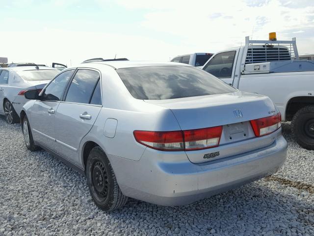 3HGCM56343G709841 - 2003 HONDA ACCORD LX SILVER photo 3