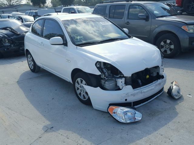 KMHCM3AC6AU179310 - 2010 HYUNDAI ACCENT BLU WHITE photo 1