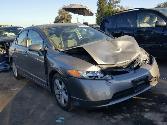 JHMFA16877S001623 - 2007 HONDA CIVIC EX გრაფიტი ფოტო 1