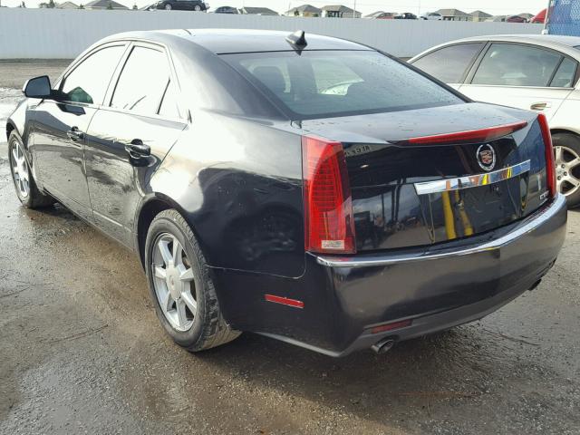 1G6DF577490155991 - 2009 CADILLAC CTS BLACK photo 3