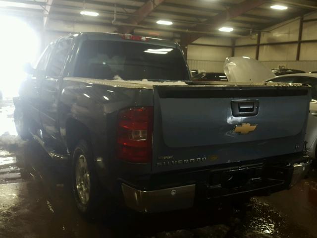 3GCEC13028G285354 - 2008 CHEVROLET SILVERADO BLUE photo 3