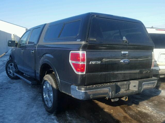 1FTFW1ET1CFB70385 - 2012 FORD F150 SUPER BLACK photo 3