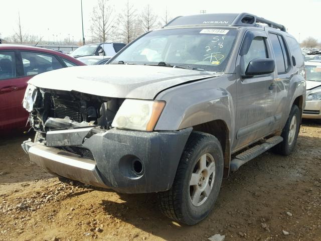 5N1AN08W65C620223 - 2005 NISSAN XTERRA OFF BROWN photo 2