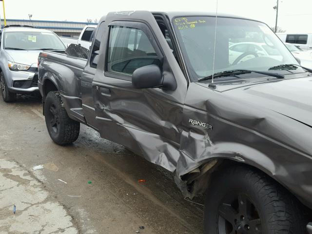 1FTZR45E24PA87373 - 2004 FORD RANGER SUP GRAY photo 9