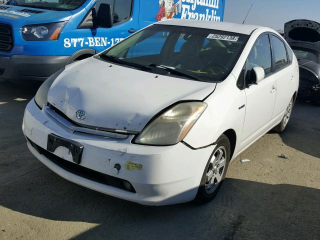 JTDKB20U963133459 - 2006 TOYOTA PRIUS WHITE photo 2