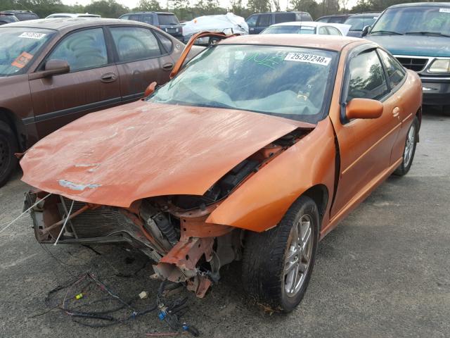 1G1JH12FX47122875 - 2004 CHEVROLET CAVALIER L ORANGE photo 2