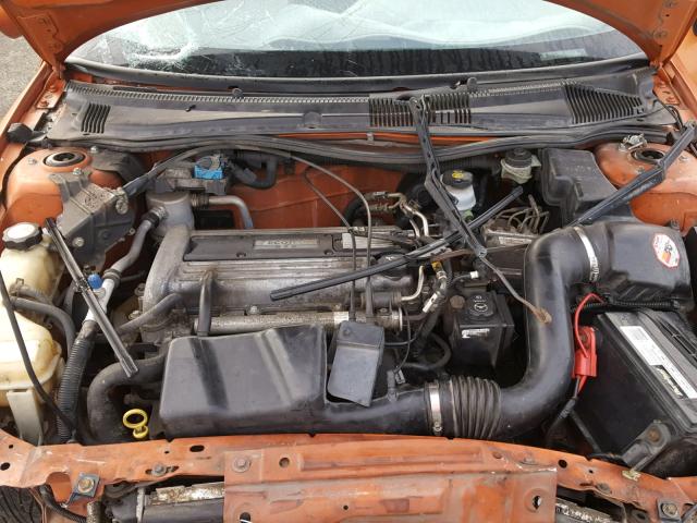 1G1JH12FX47122875 - 2004 CHEVROLET CAVALIER L ORANGE photo 7