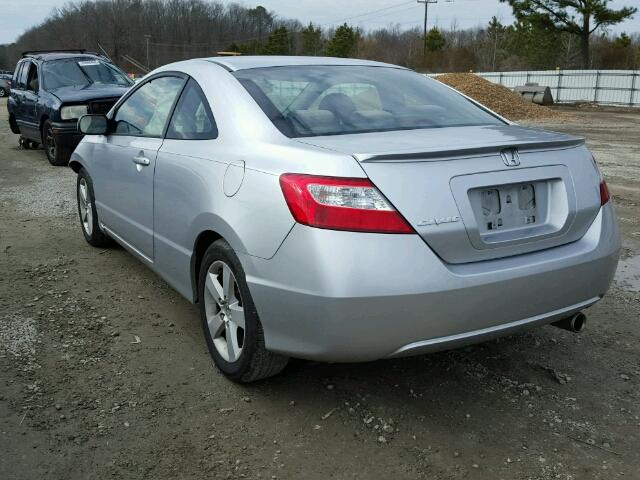 2HGFG12887H509646 - 2007 HONDA CIVIC EX SILVER photo 3