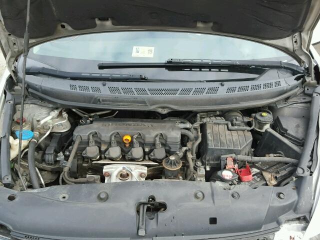 2HGFG12887H509646 - 2007 HONDA CIVIC EX ვერცხლისფერი ფოტო 7