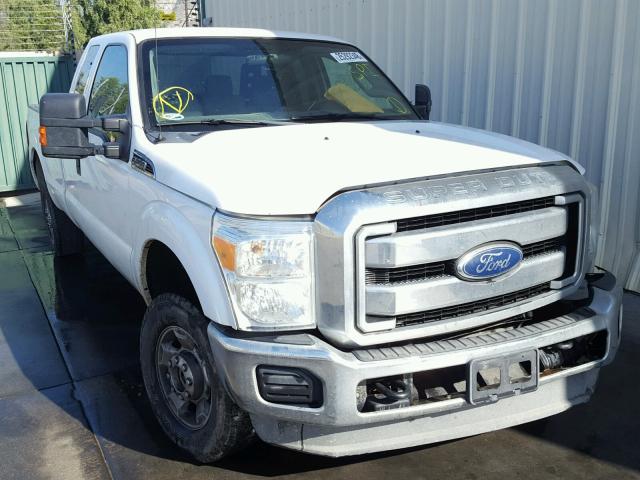 1FT7X2B67BEC81355 - 2011 FORD F250 SUPER WHITE photo 1