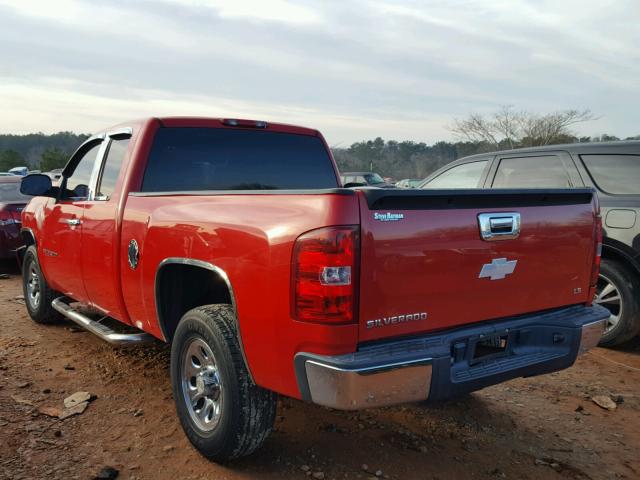 1GCEC19X68Z214047 - 2008 CHEVROLET SILVERADO RED photo 3