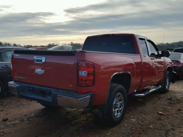 1GCEC19X68Z214047 - 2008 CHEVROLET SILVERADO RED photo 4