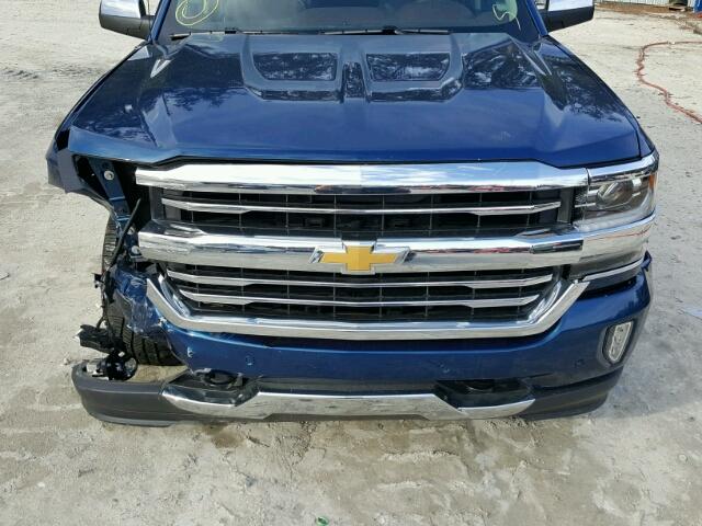 3GCPCTEJ9HG443408 - 2017 CHEVROLET SILVERADO BLUE photo 7