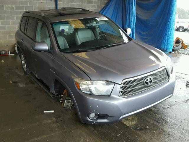 JTEEW44A482025185 - 2008 TOYOTA HIGHLANDER BLUE photo 1