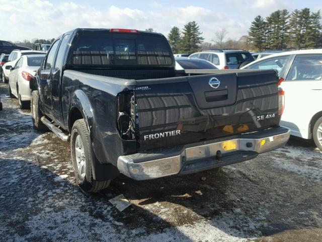 1N6AD06W19C427989 - 2009 NISSAN FRONTIER K BLACK photo 3