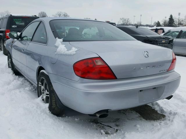 19UYA42641A009046 - 2001 ACURA 3.2CL TYPE GRAY photo 3