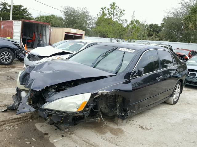 1HGCM56887A110991 - 2007 HONDA ACCORD EX BLACK photo 2