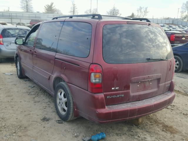 1GHDX03E33D223967 - 2003 OLDSMOBILE SILHOUETTE MAROON photo 3