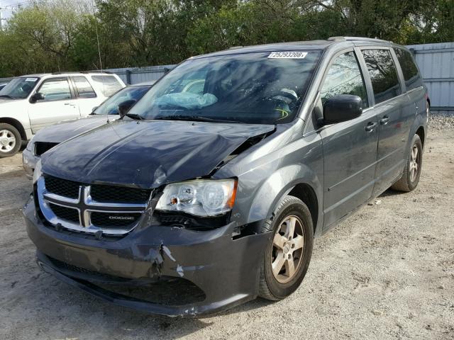 2D4RN5DG6BR618920 - 2011 DODGE GRAND CARA CHARCOAL photo 2