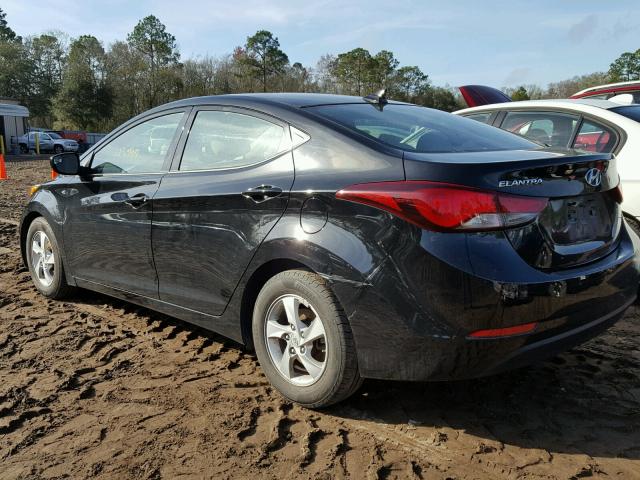 5NPDH4AE1EH544867 - 2014 HYUNDAI ELANTRA SE BLACK photo 3