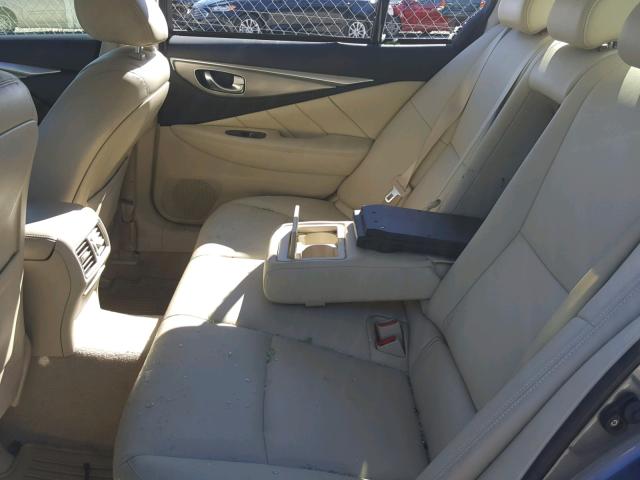 JN1BV7AP6FM342703 - 2015 INFINITI Q50 BASE Gris foto 6