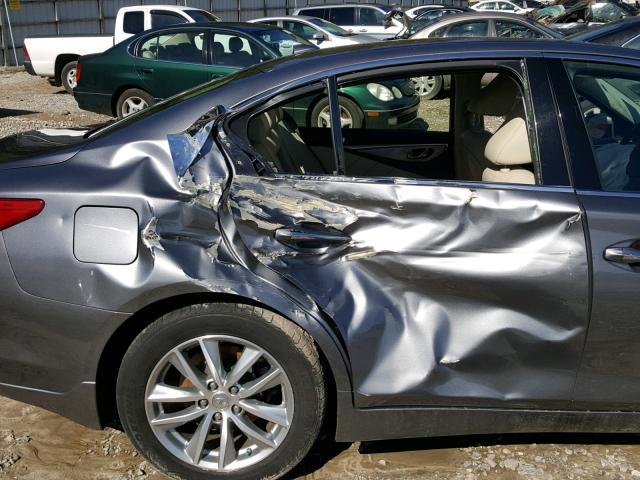 JN1BV7AP6FM342703 - 2015 INFINITI Q50 BASE Gris foto 9