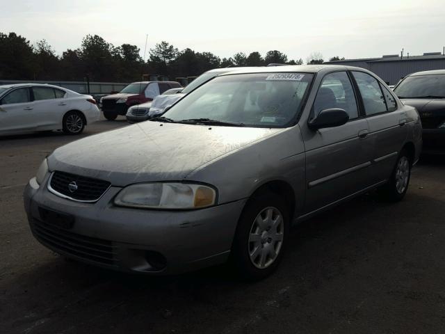 3N1CB51D11L474424 - 2001 NISSAN SENTRA XE SILVER photo 2