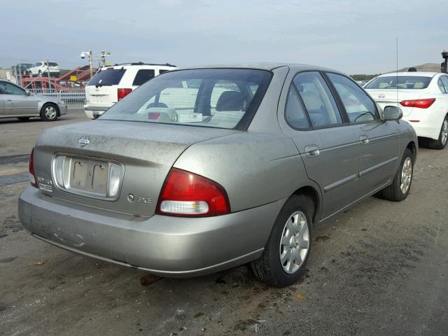 3N1CB51D11L474424 - 2001 NISSAN SENTRA XE SILVER photo 4