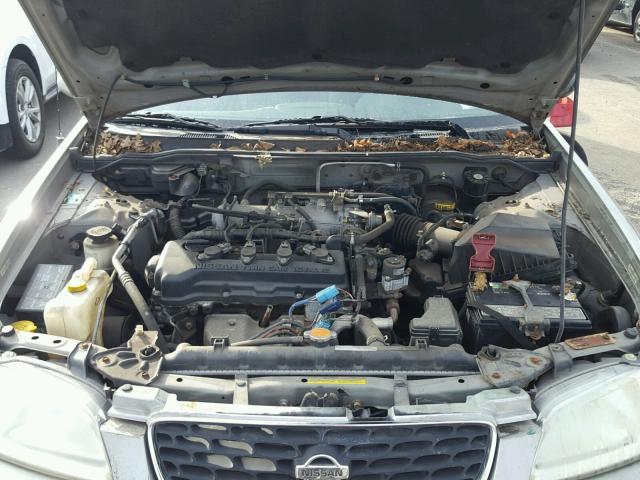 3N1CB51D11L474424 - 2001 NISSAN SENTRA XE SILVER photo 7