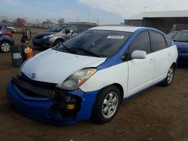 JTDKB20U377545810 - 2007 TOYOTA PRIUS TWO TONE photo 2