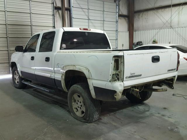 2GCEK13T151262424 - 2005 CHEVROLET SILVERADO WHITE photo 3