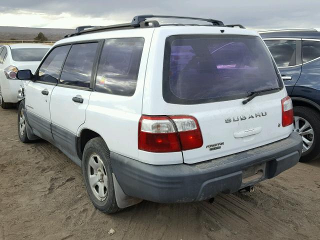 JF1SF63582G704349 - 2002 SUBARU FORESTER L WHITE photo 3